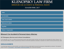 Tablet Screenshot of missouriinjuryhelp.com